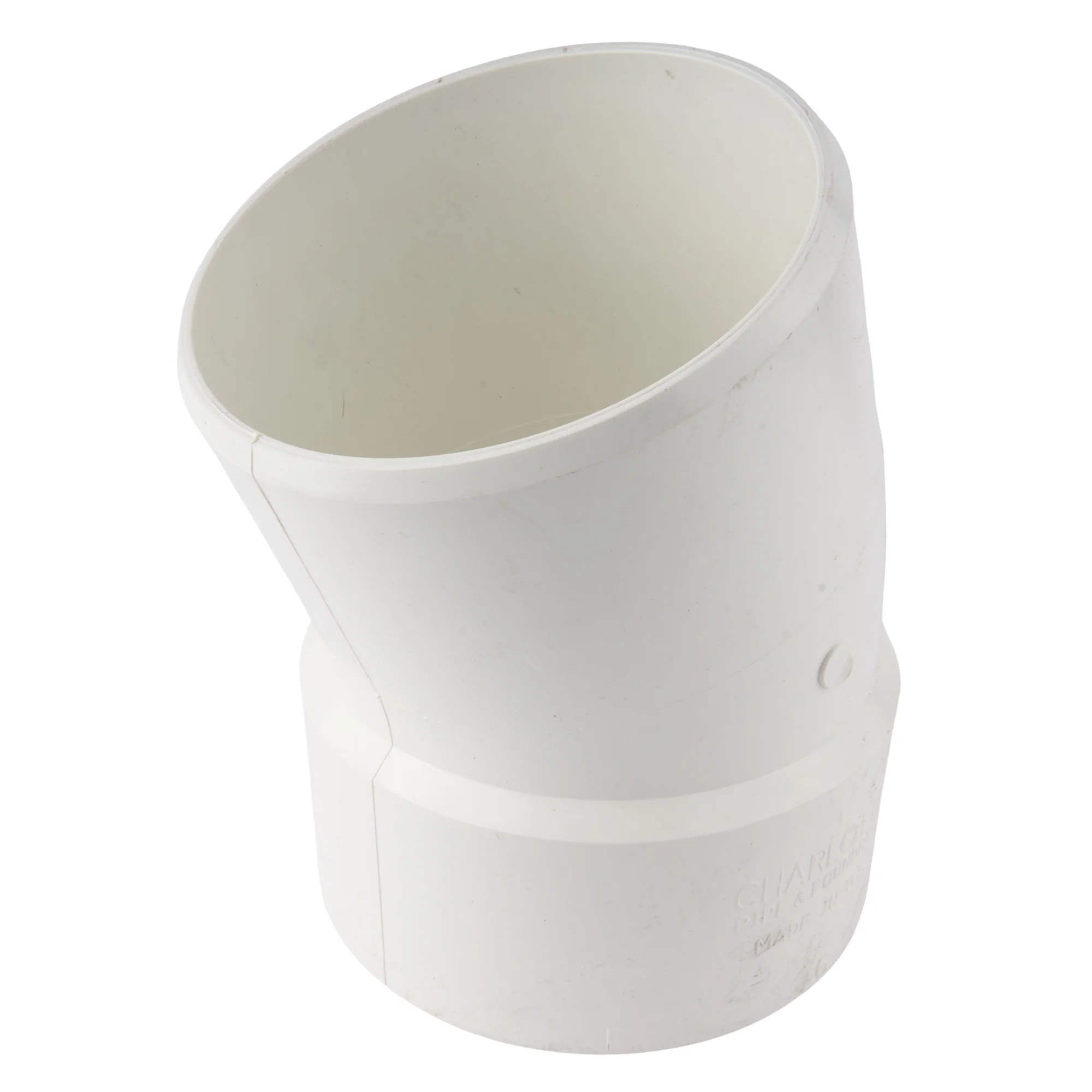 PVC DWV 22.5° Street Elbow (Socket x Spigot)