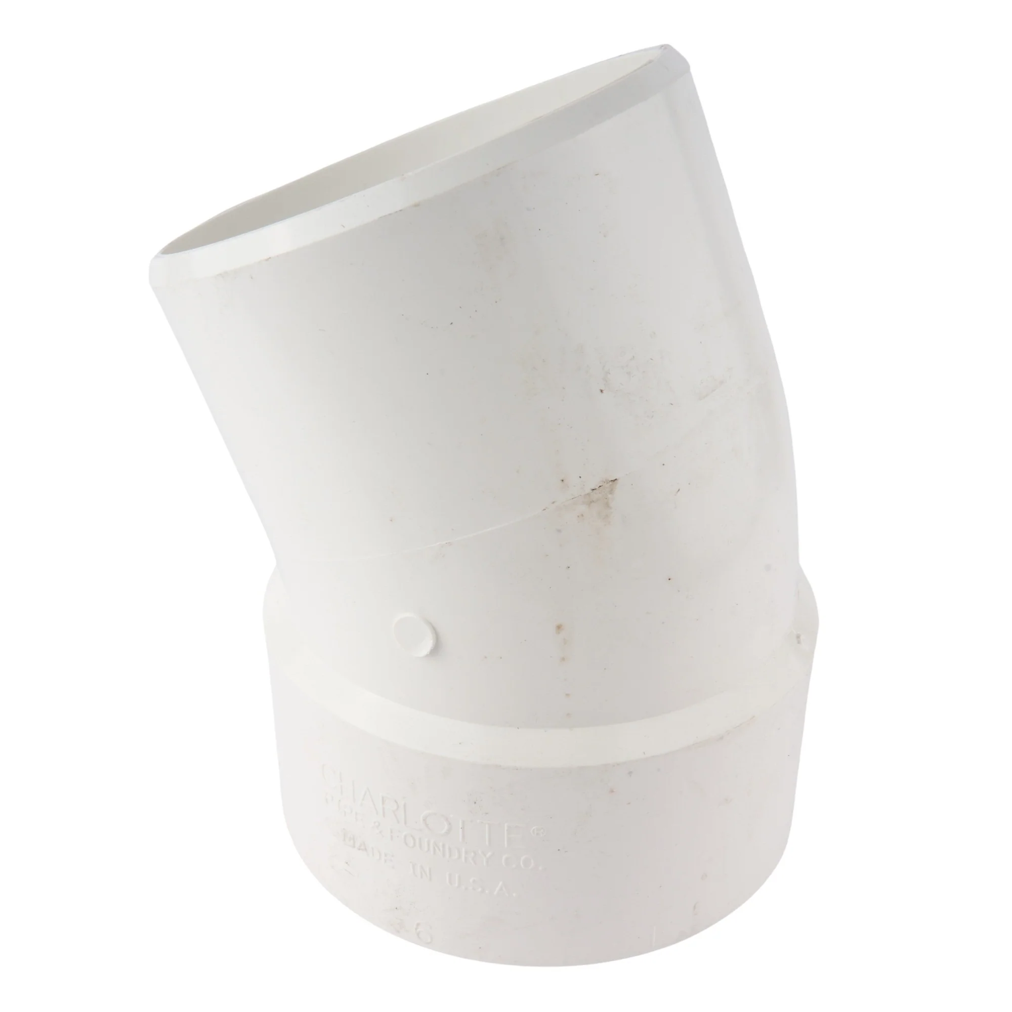 PVC DWV 22.5° Street Elbow (Socket x Spigot) - Image 2