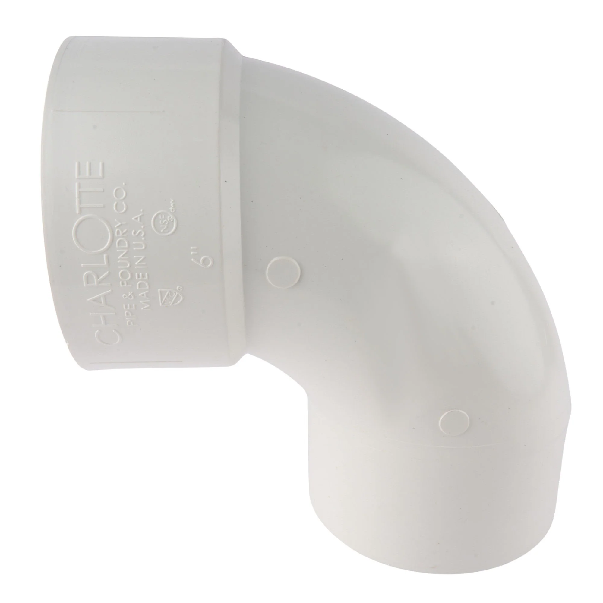 PVC DWV 90° Street Elbow (Socket x Spigot) - Image 2