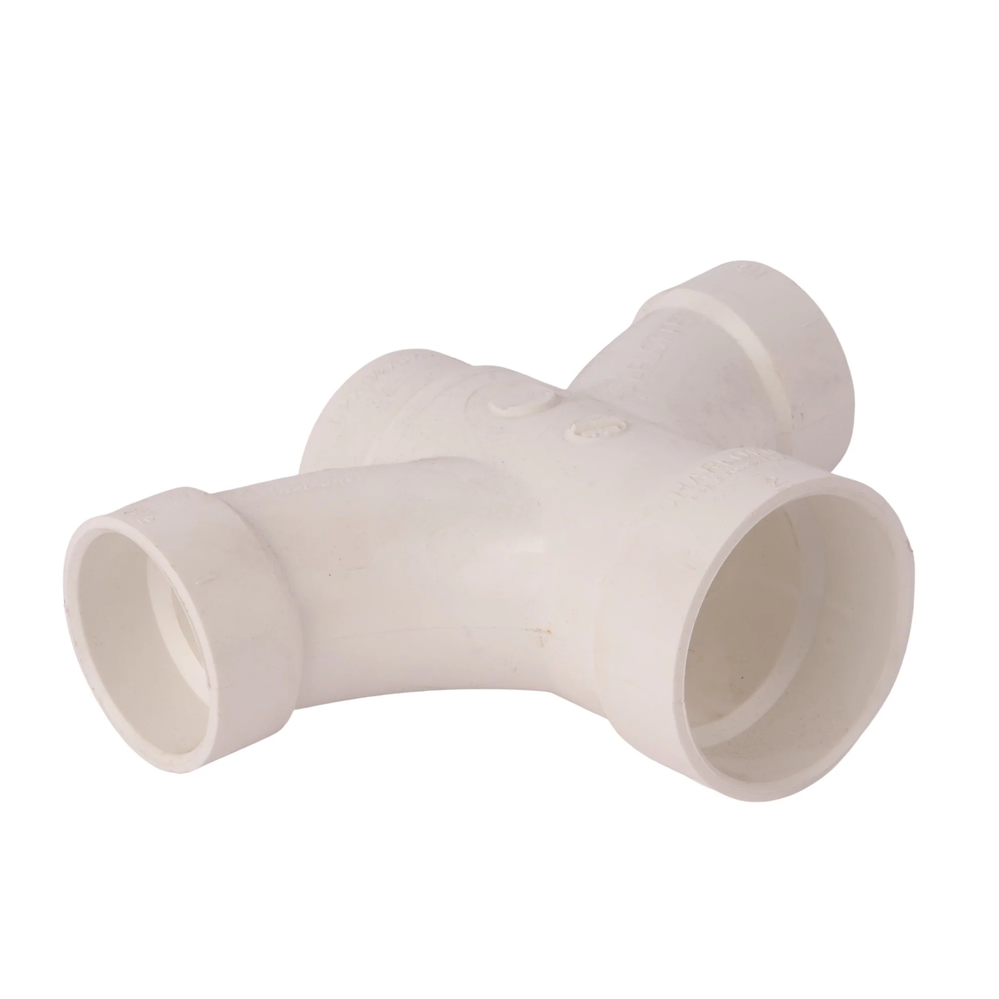 PVC DWV Double Fixture Tee - Image 3