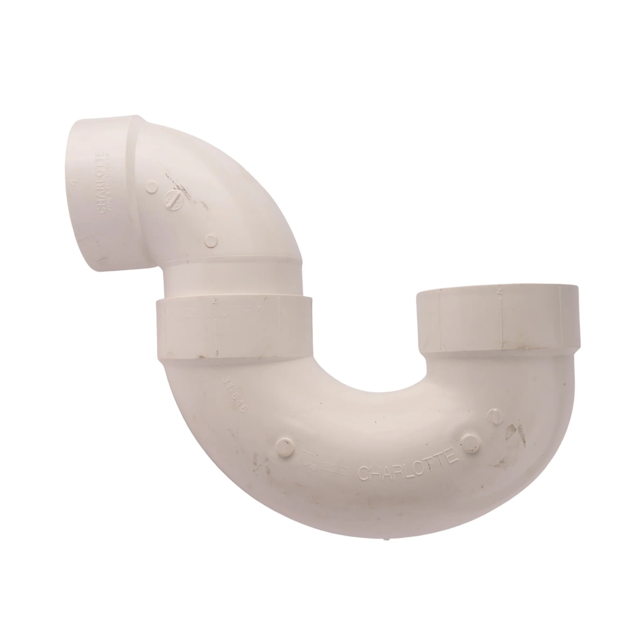 PVC DWV P-Trap w/Union & Plastic Nut - Image 9