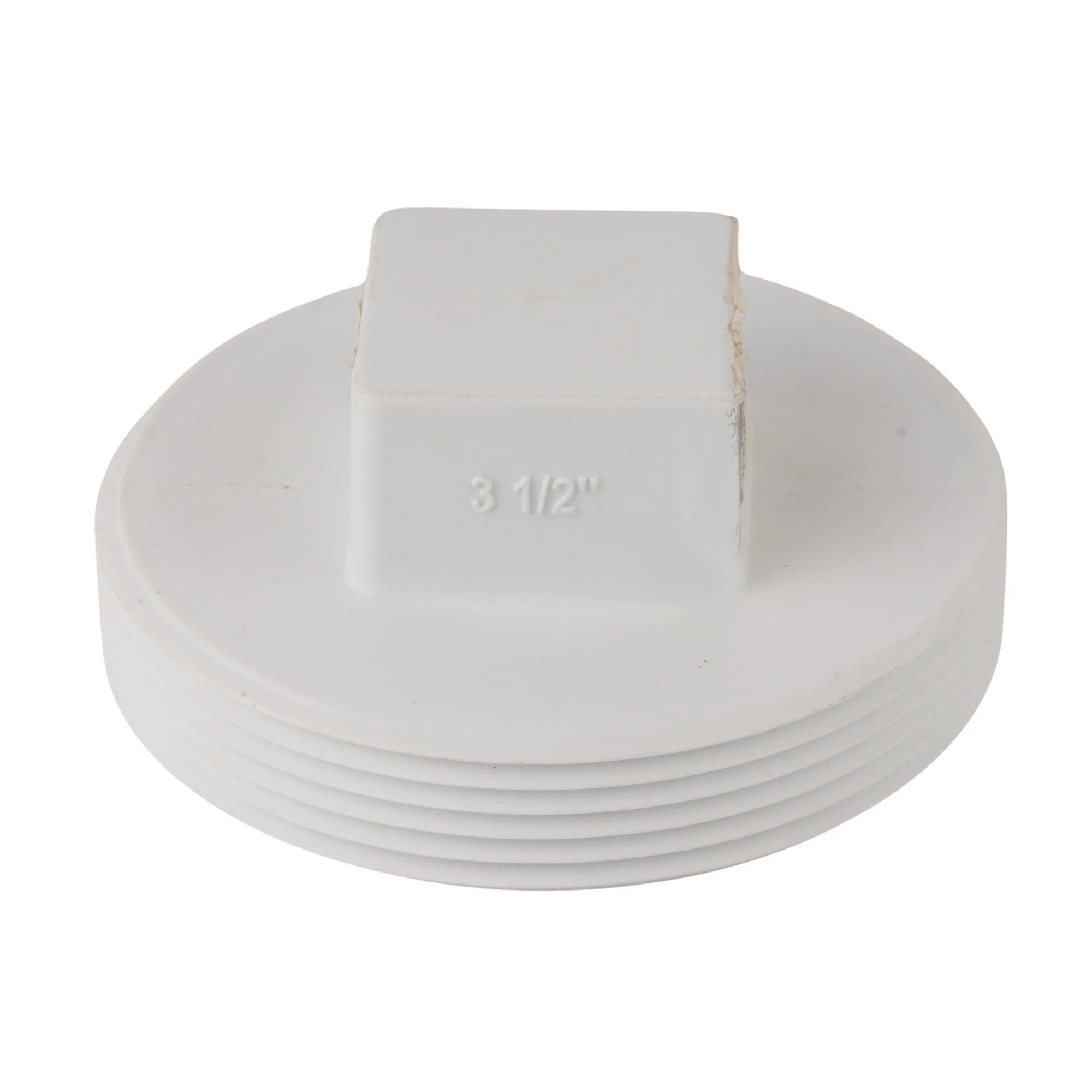 PVC DWV Raised Square Head Cleanout Plug