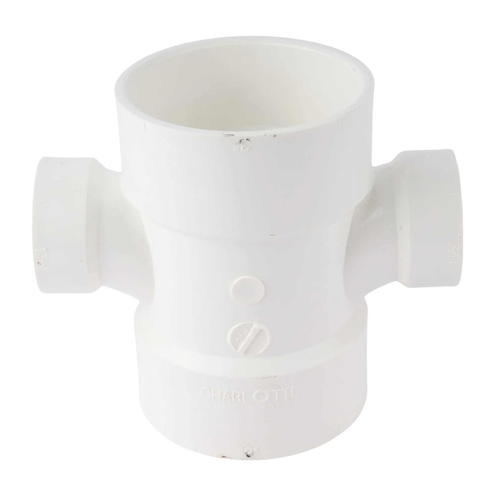 PVC DWV Reducing Sanitary Cross