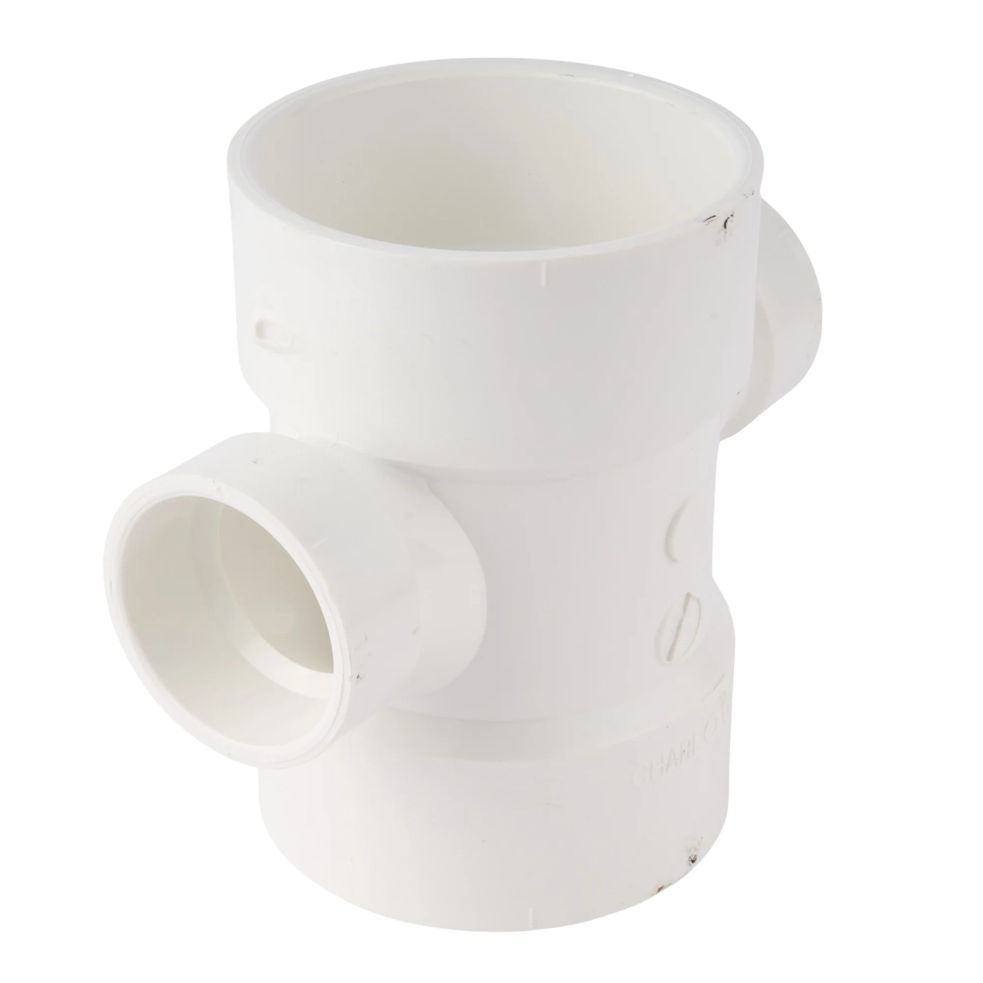 PVC DWV Reducing Sanitary Cross - Image 2