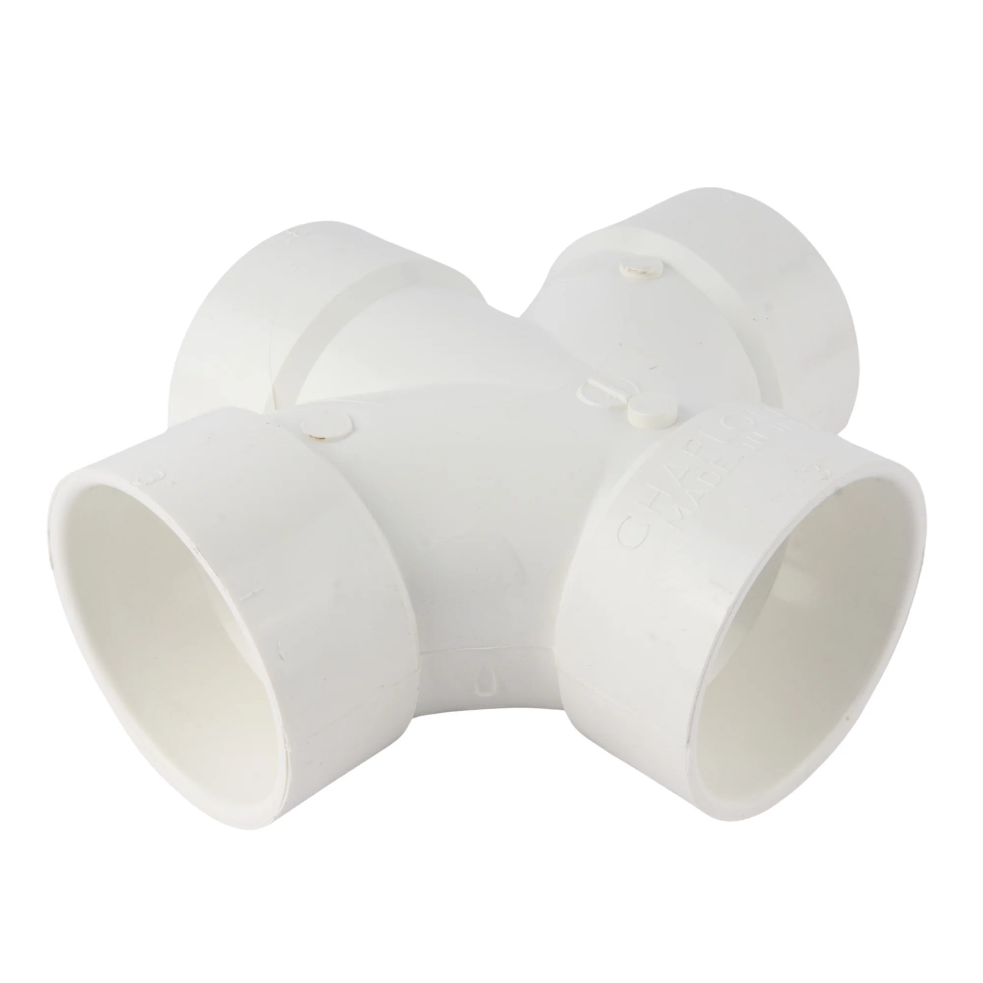 PVC DWV Reducing Sanitary Cross - Image 4