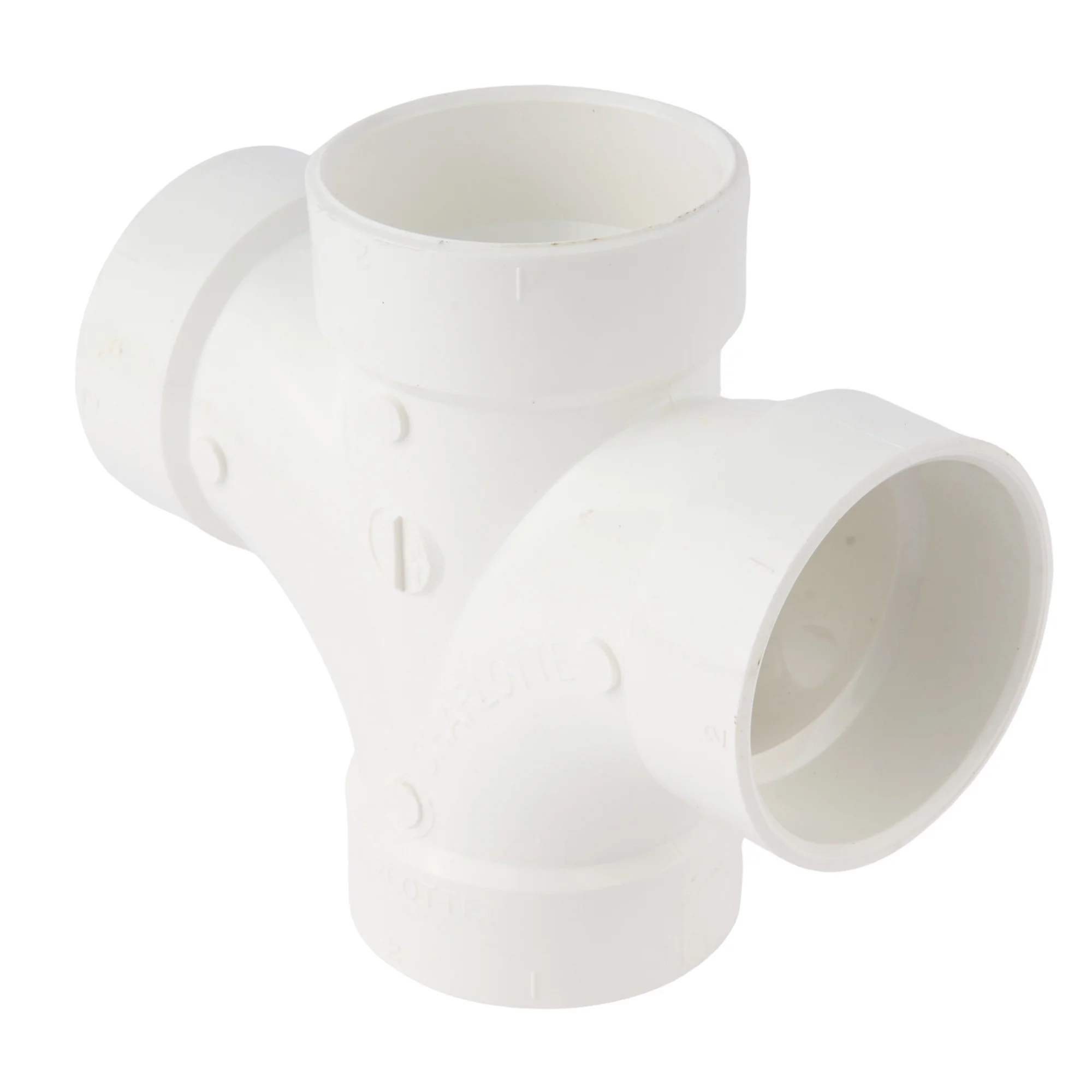 PVC DWV Reducing Sanitary Cross - Image 5