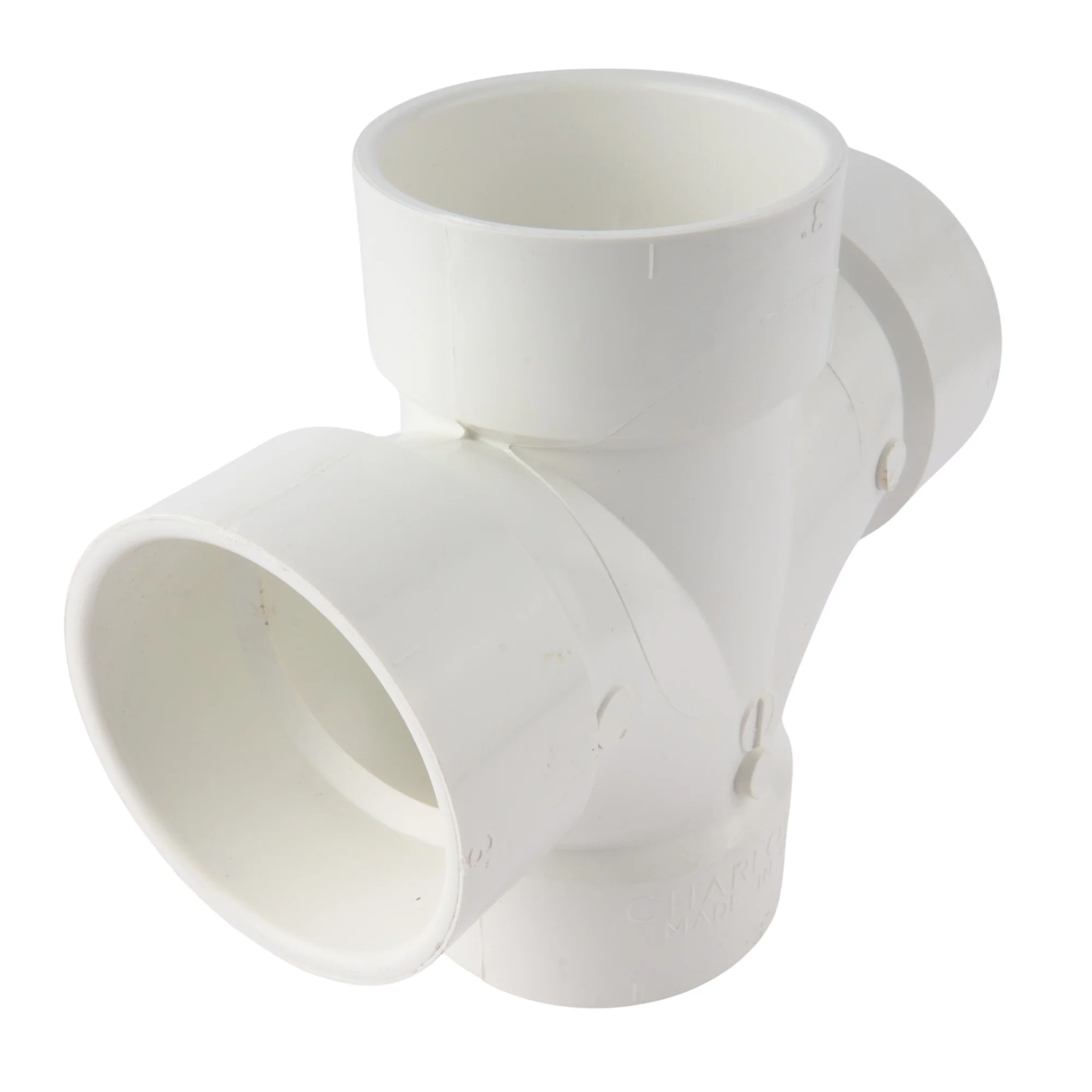 PVC DWV Reducing Sanitary Cross - Image 6