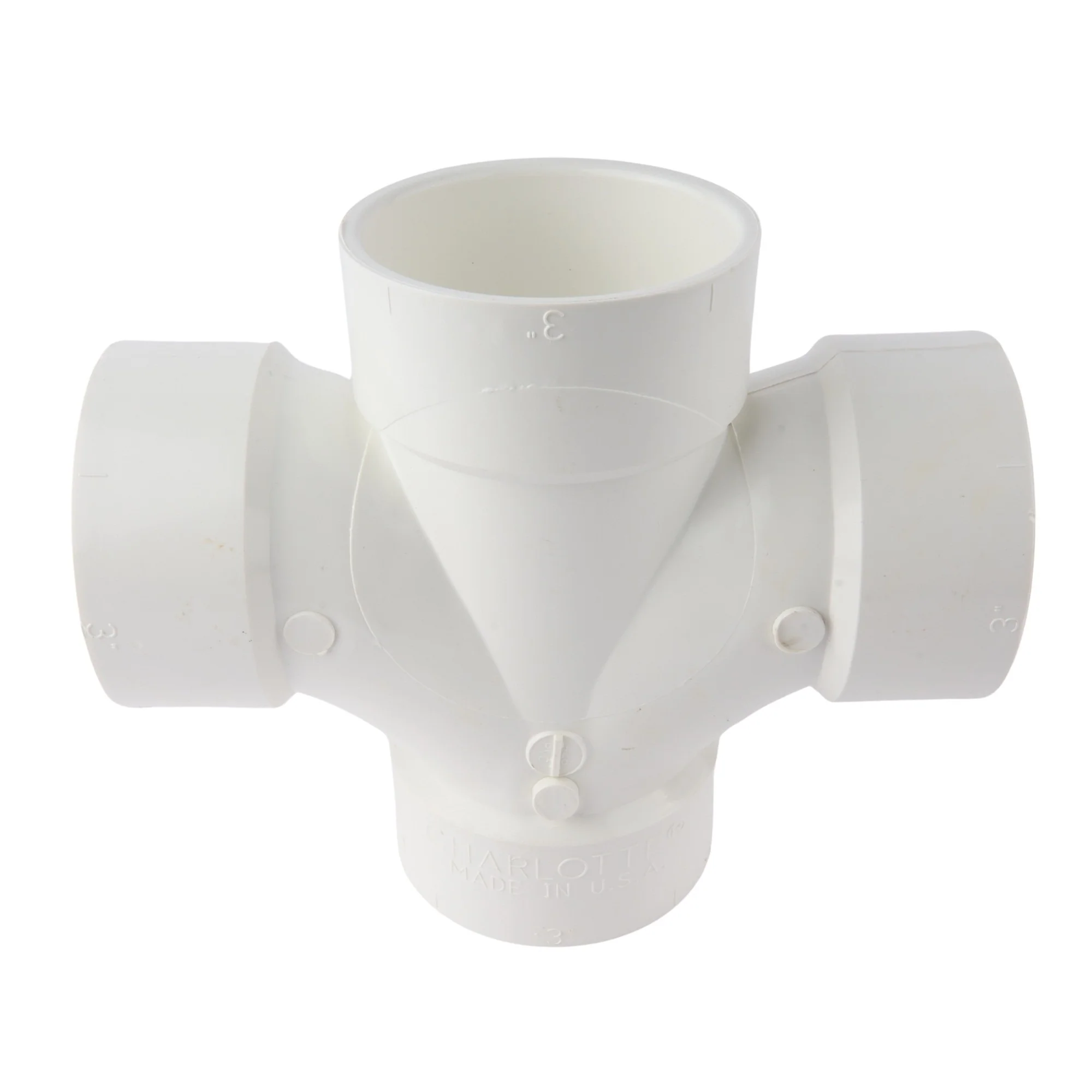 PVC DWV Reducing Sanitary Cross - Image 8