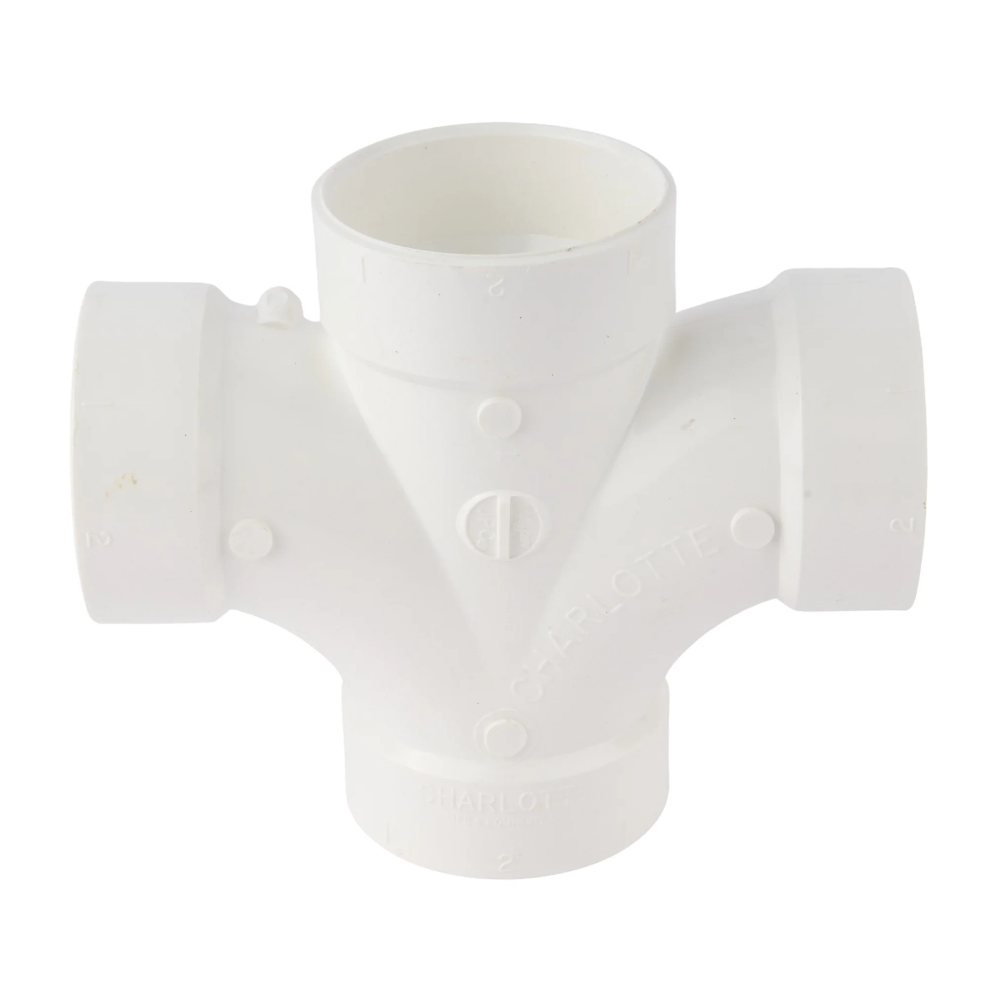 PVC DWV Reducing Sanitary Cross - Image 9