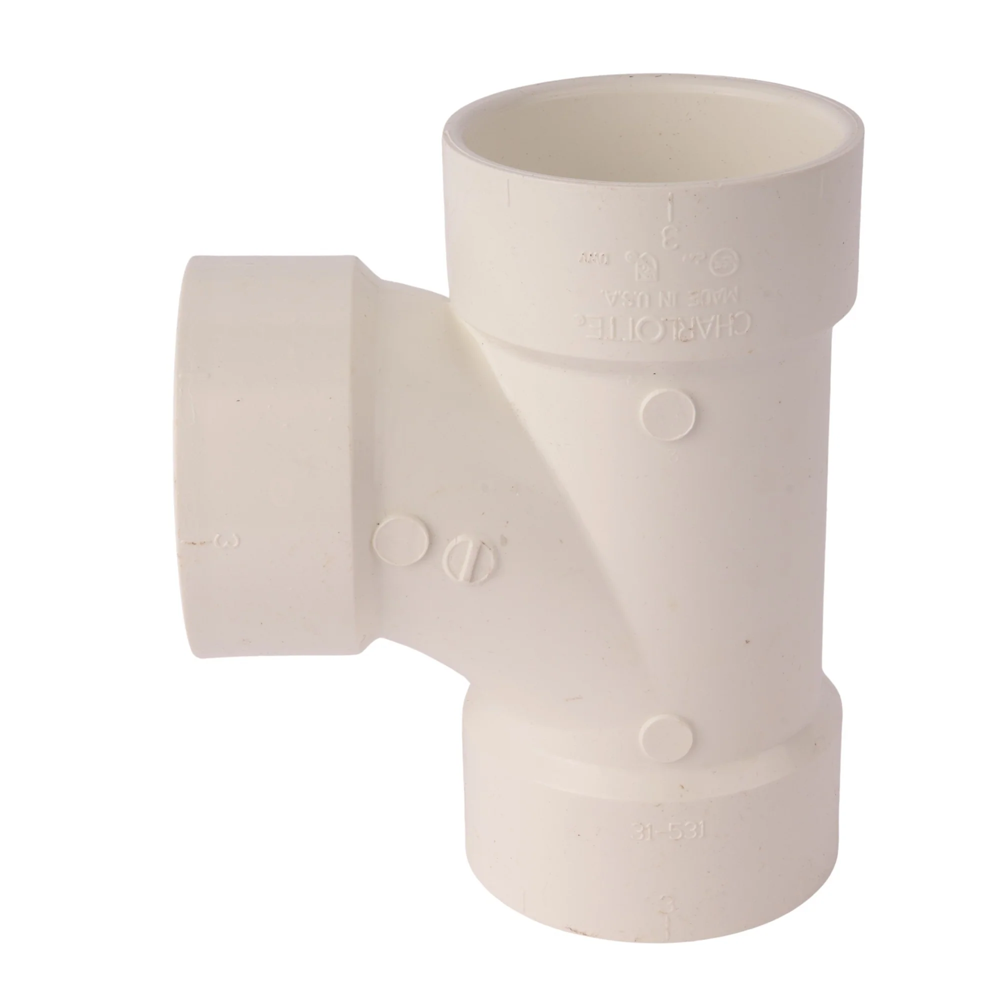 PVC DWV Reducing Sanitary Tee - Image 20