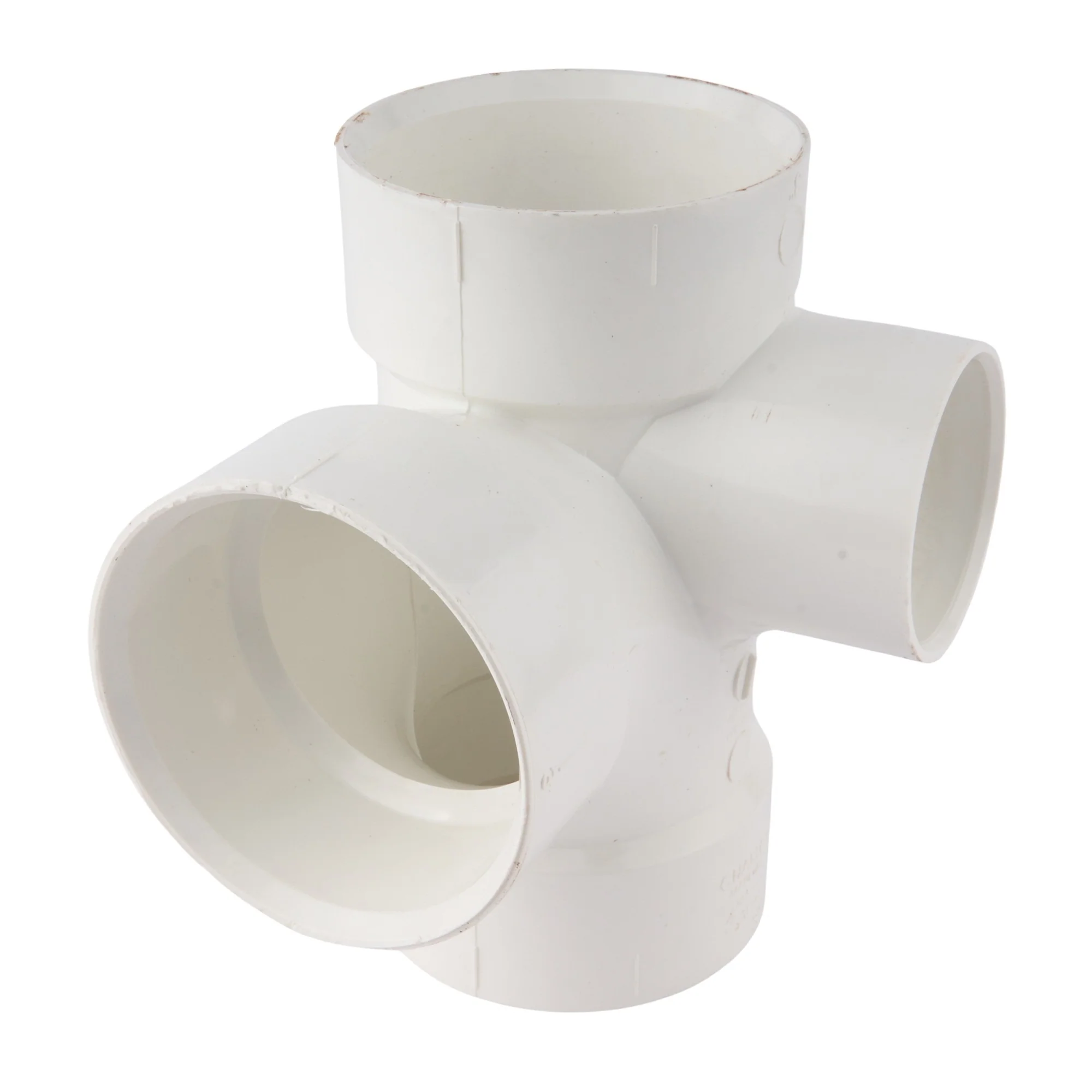 PVC DWV Sanitary Cross w/Side Inlet - Image 5