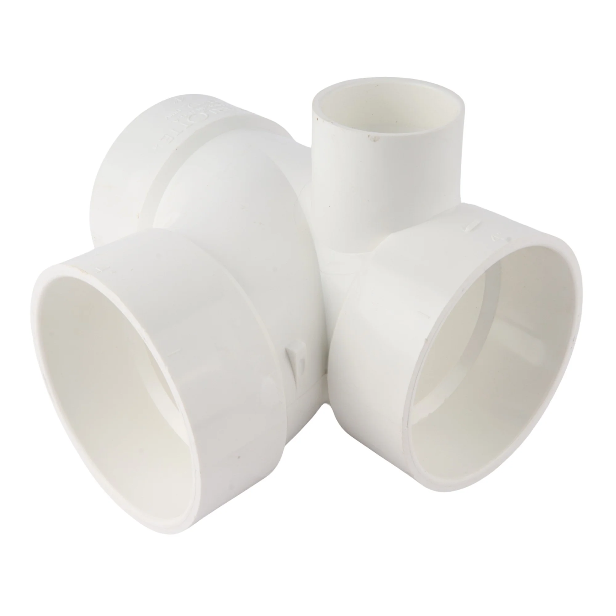 PVC DWV Sanitary Tee w/Right Side Inlet - Image 3