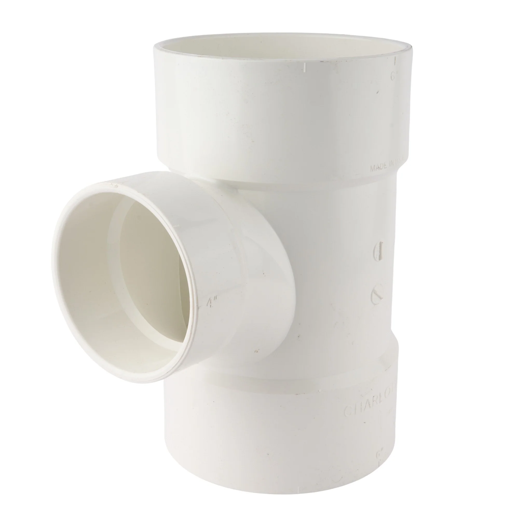 PVC DWV Street Wye (Socket x Socket x Spigot) - Image 11