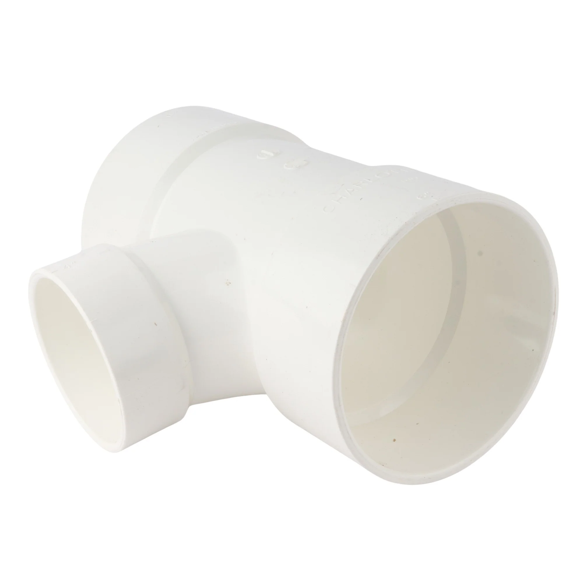 PVC DWV Street Wye (Socket x Socket x Spigot) - Image 5
