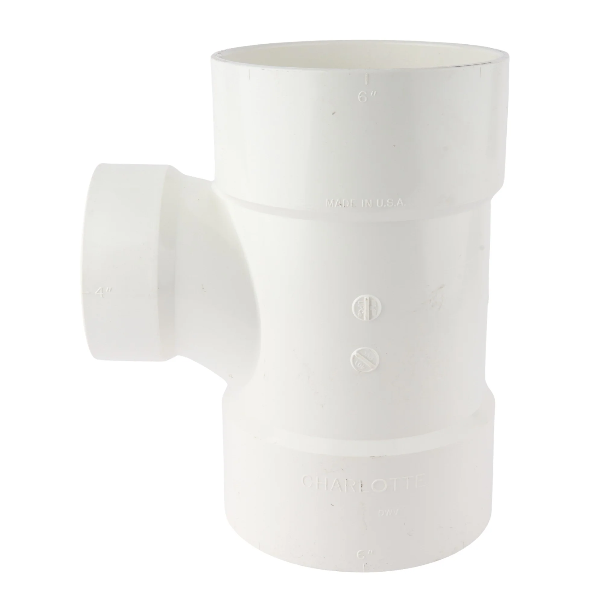 PVC DWV Street Wye (Socket x Socket x Spigot) - Image 8