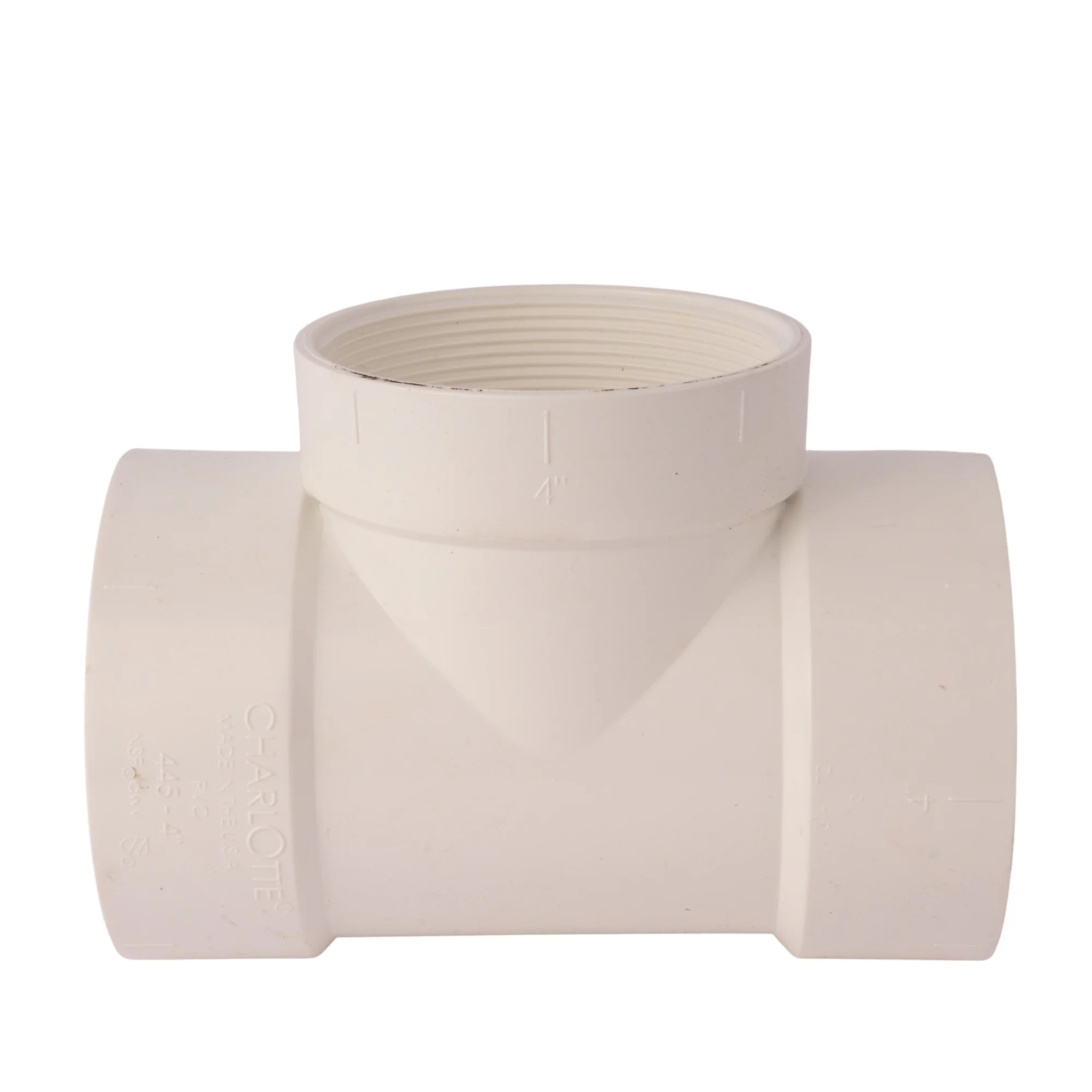 PVC DWV Threaded Cleanout Tee - Image 12