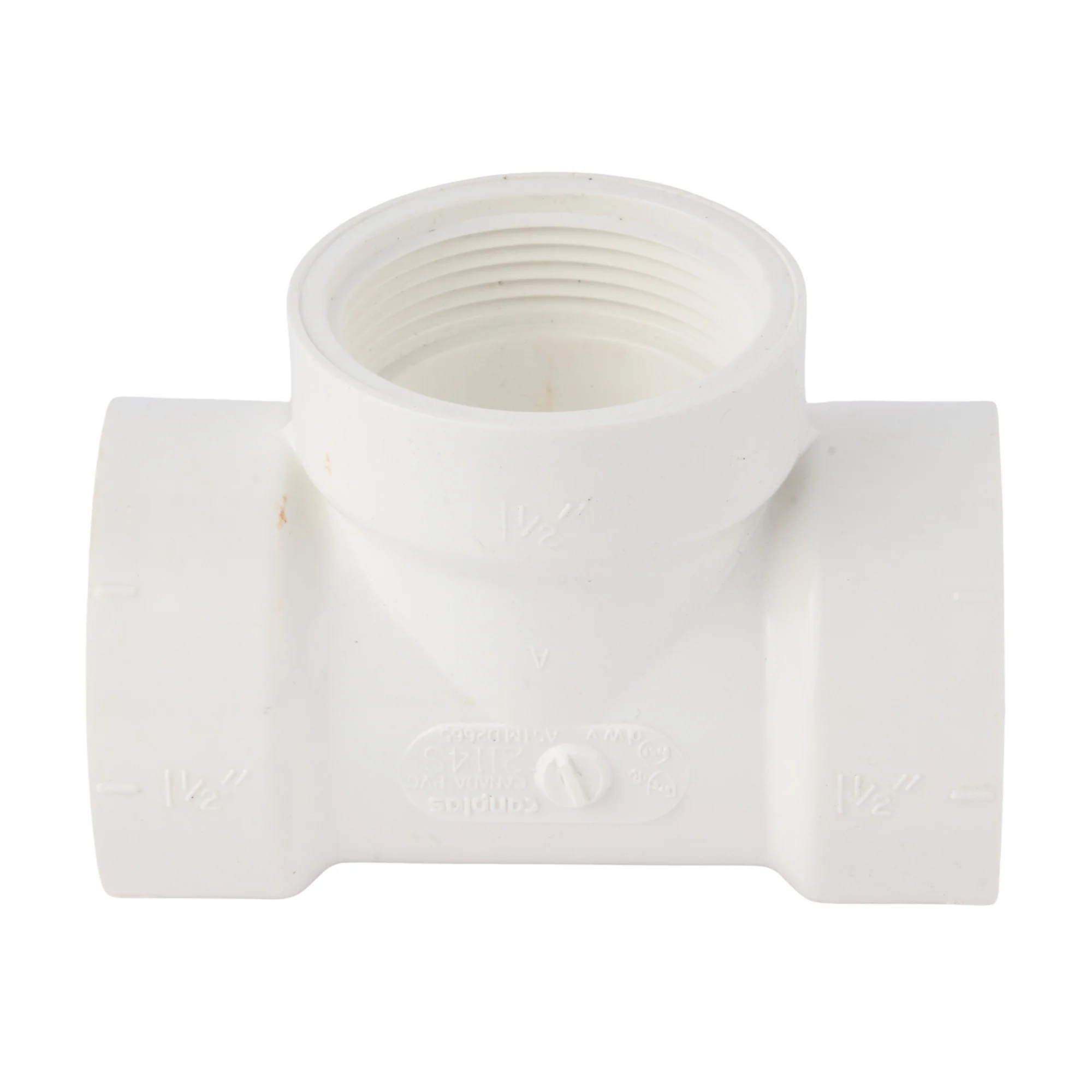 PVC DWV Threaded Cleanout Tee - Image 15