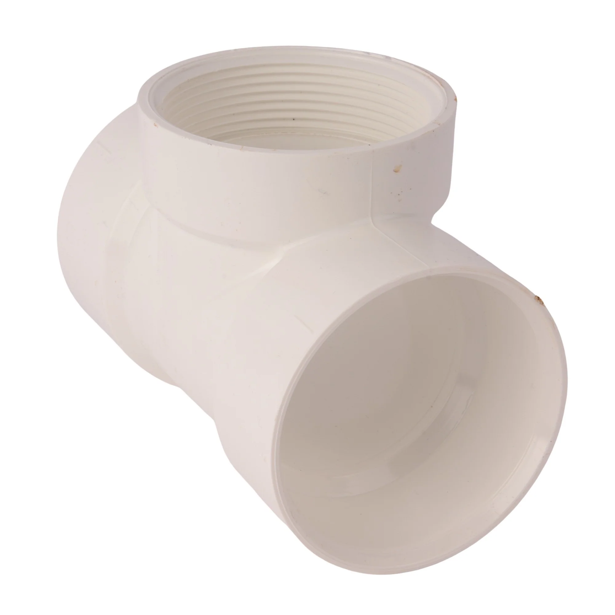PVC DWV Threaded Cleanout Tee - Image 5