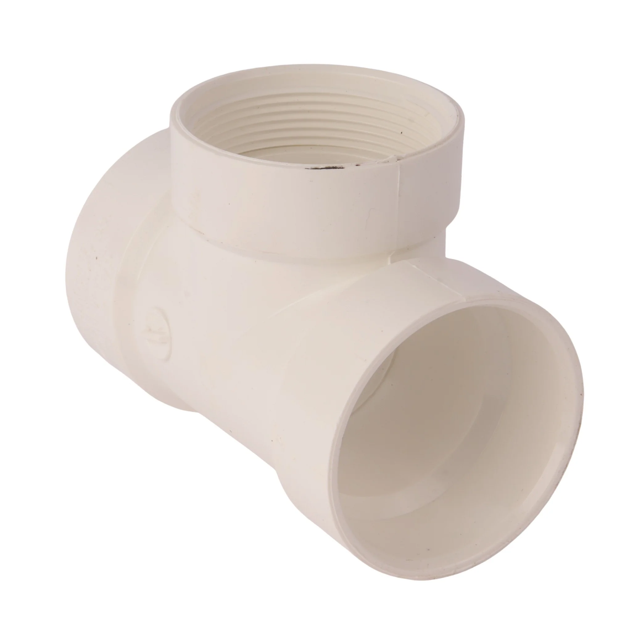 PVC DWV Threaded Cleanout Tee - Image 6