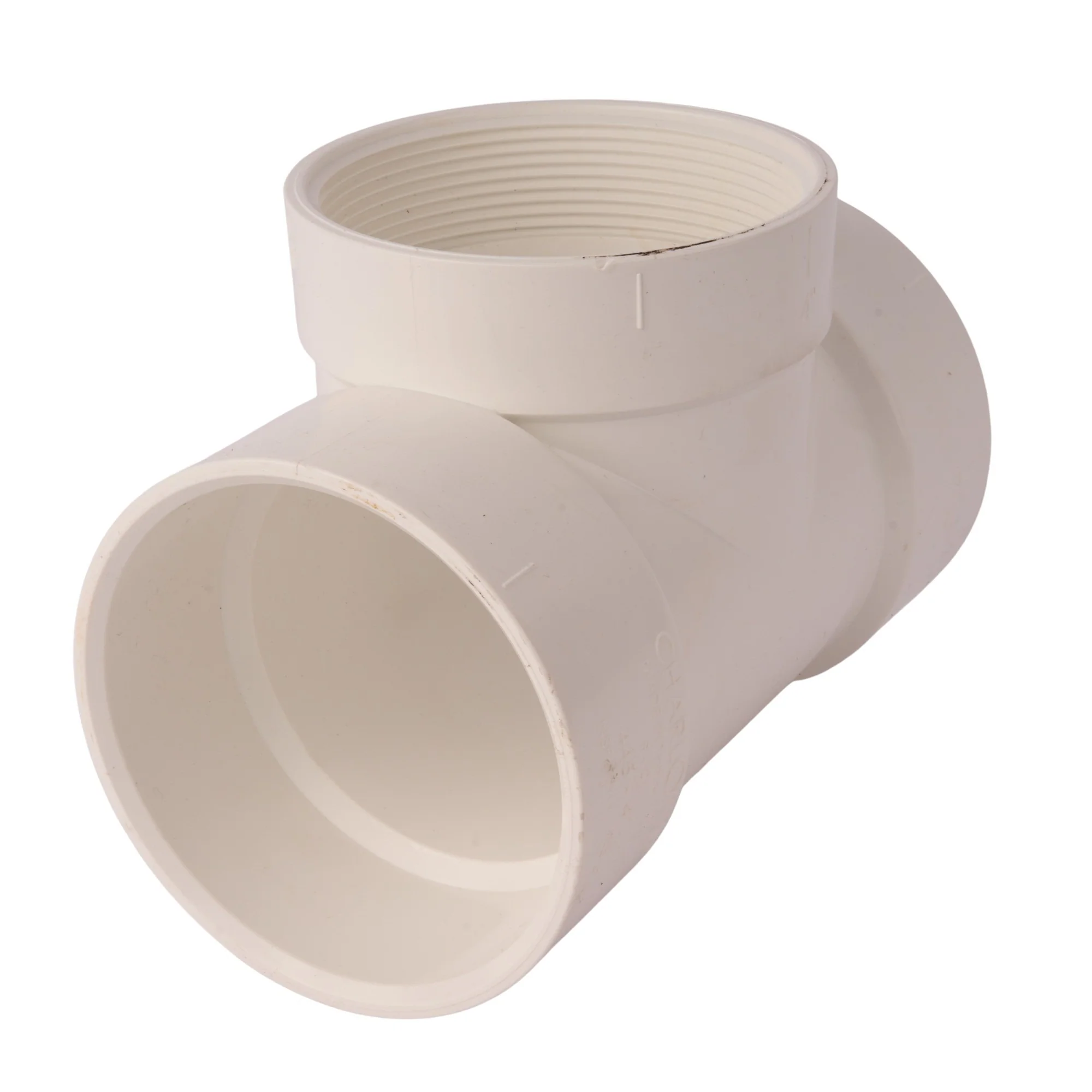 PVC DWV Threaded Cleanout Tee - Image 8
