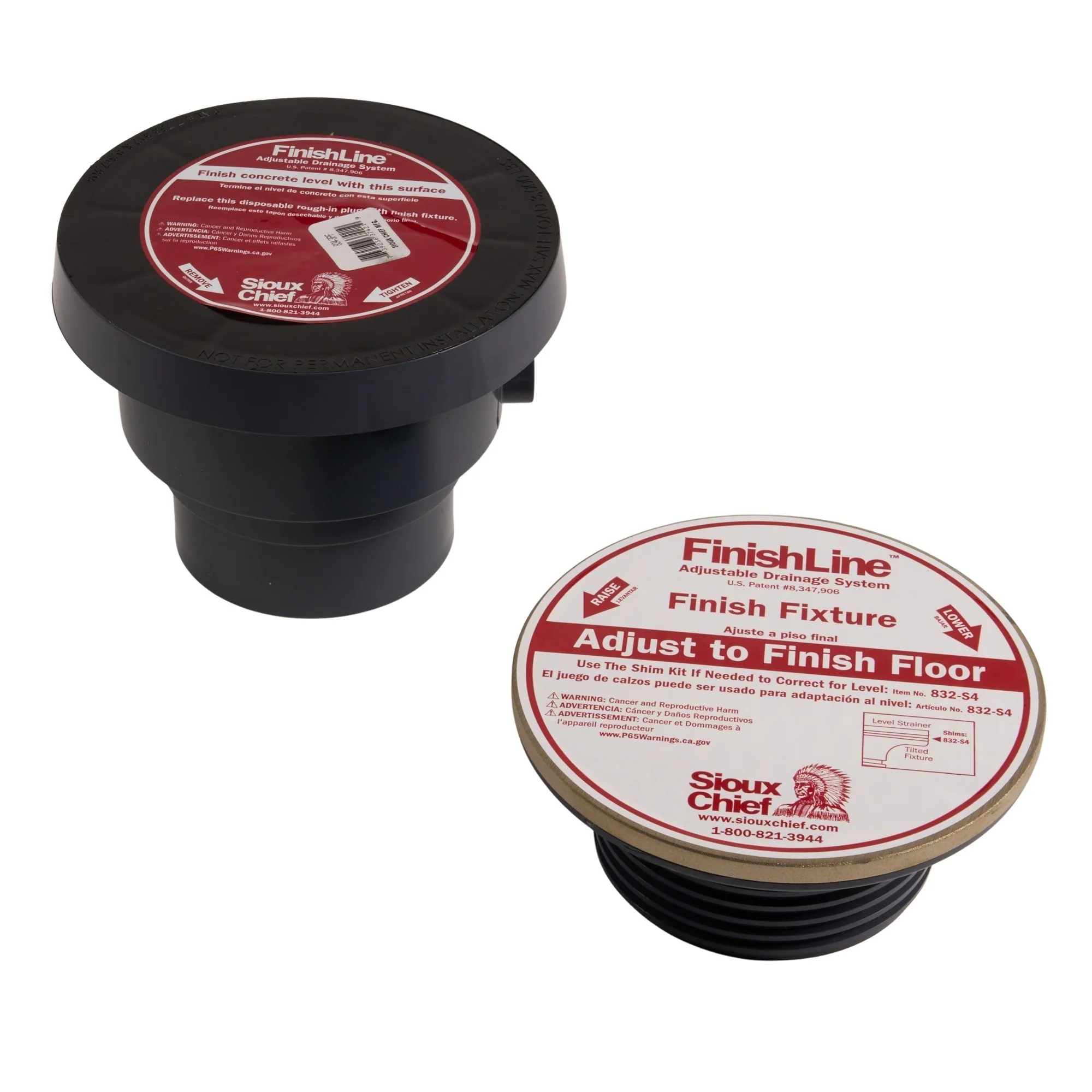PVC FinishLine Adjustable Rough-In Cleanout w/ Coring Plug (Socket) - Image 3