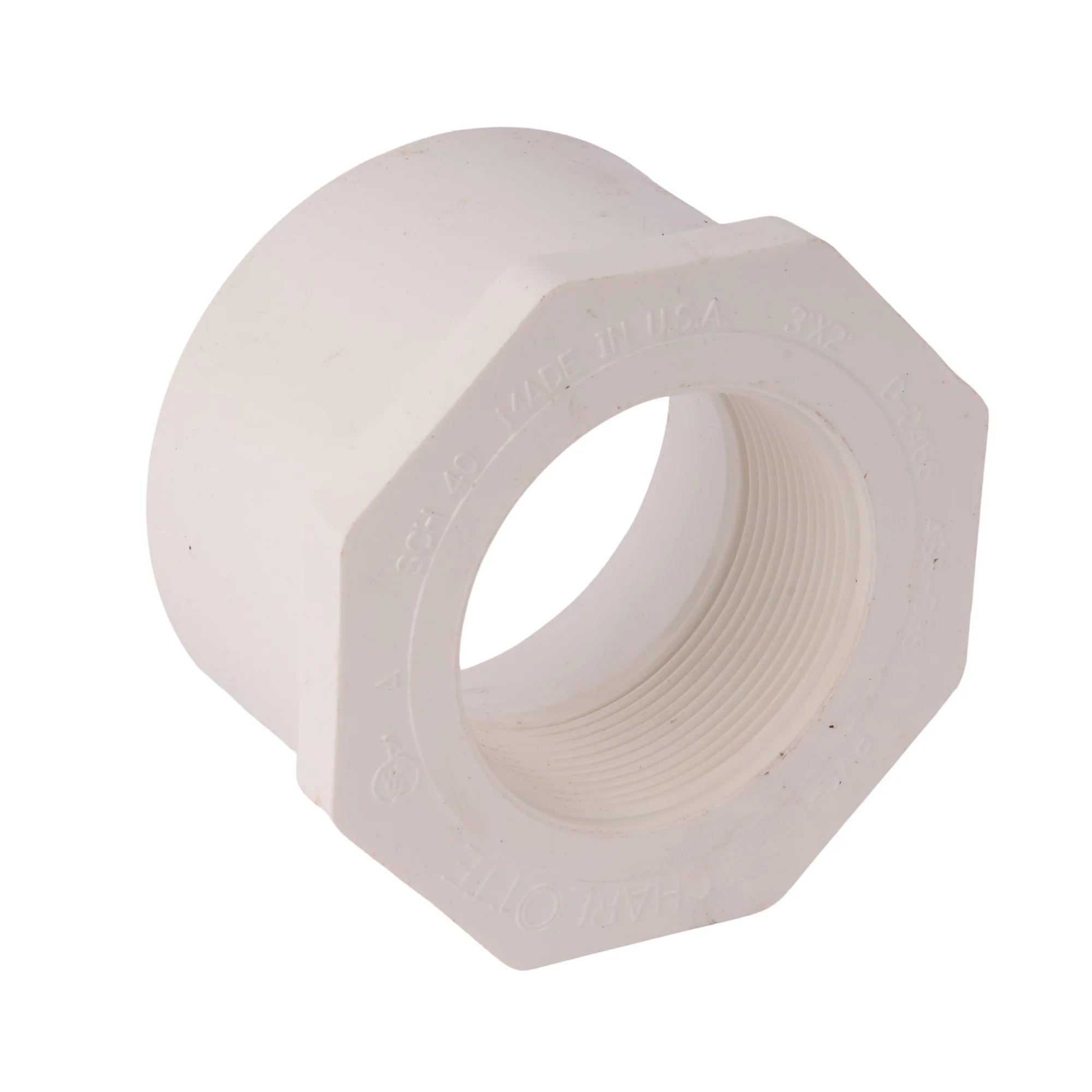 PVC Schedule 40 Reducer Bushing (Spigot x FIP) - Image 3