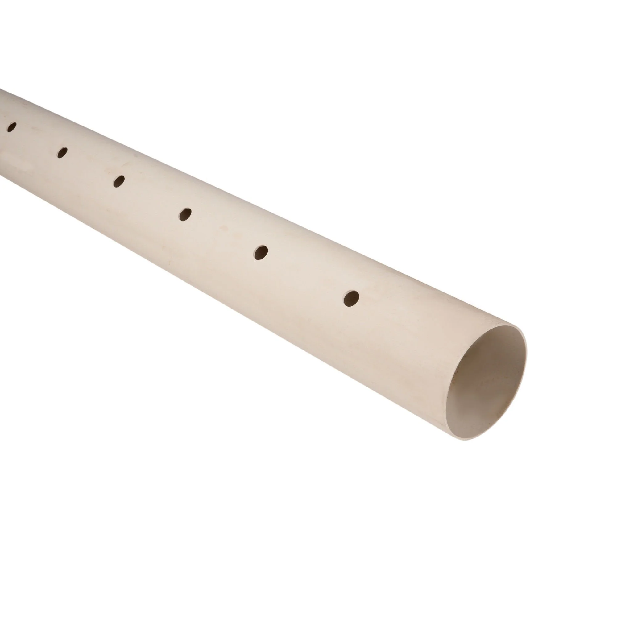 PVC SDR 35 Sewer and Drain Perforated Pipe Belled End