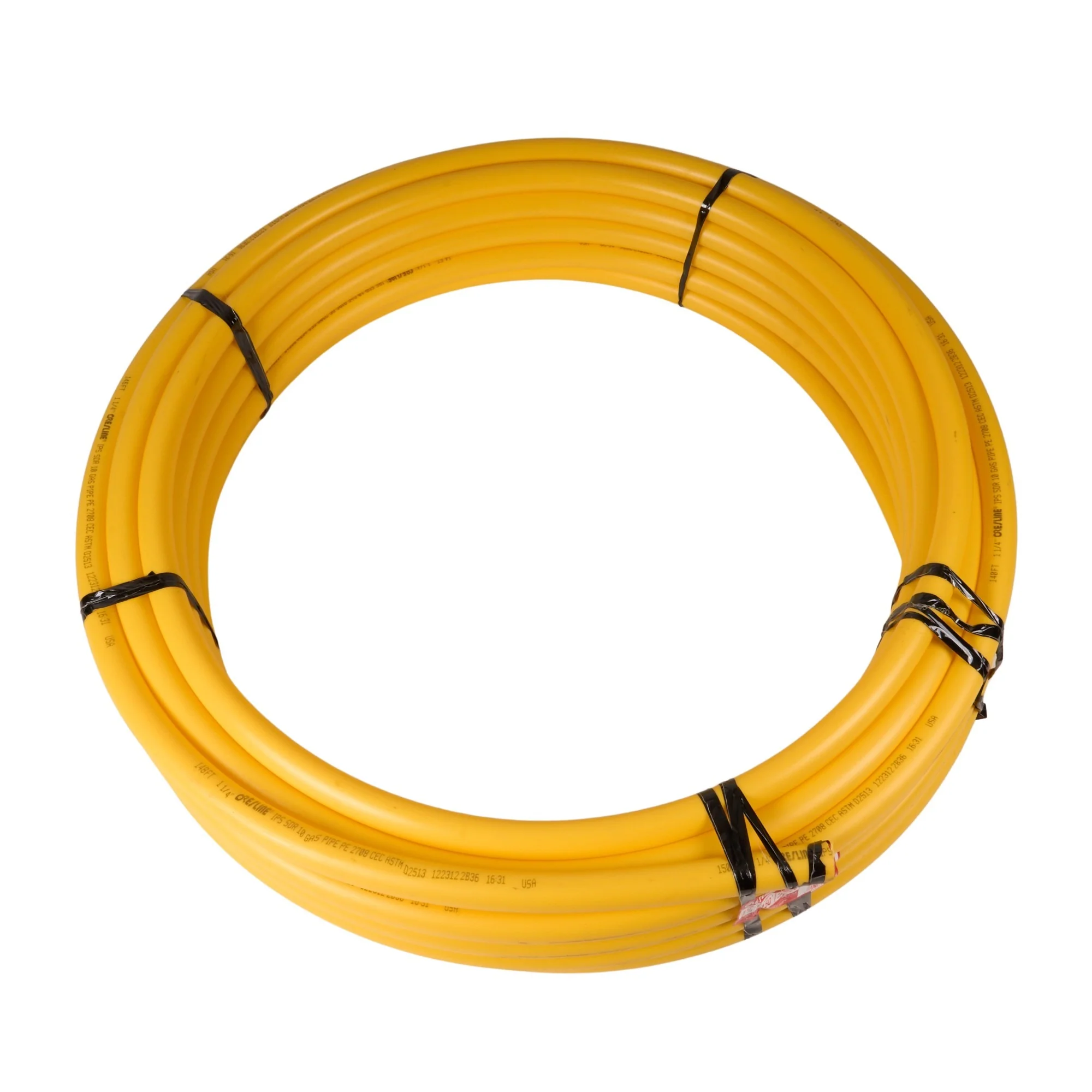 SDR 11 Underground Yellow Polyethylene Gas Pipe - Image 3