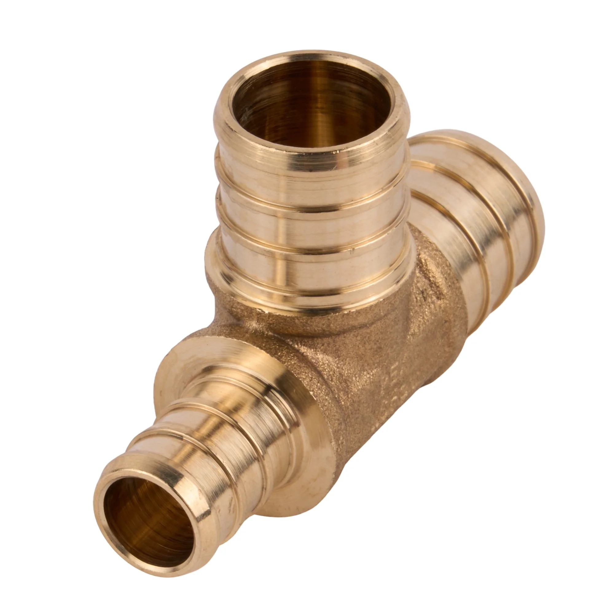 SharkBite PEX Crimp Brass Reducing Tee (Lead Free) - Image 2