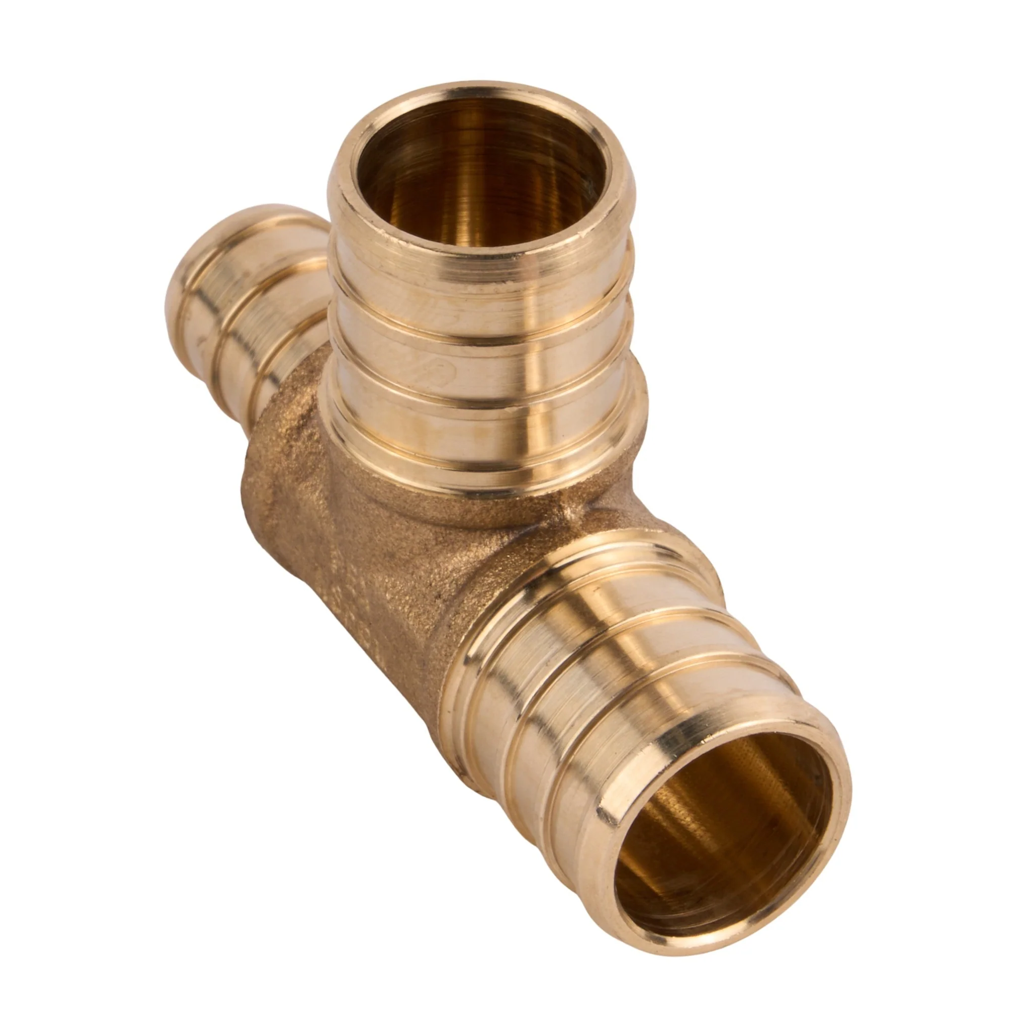 SharkBite PEX Crimp Brass Reducing Tee (Lead Free) - Image 3
