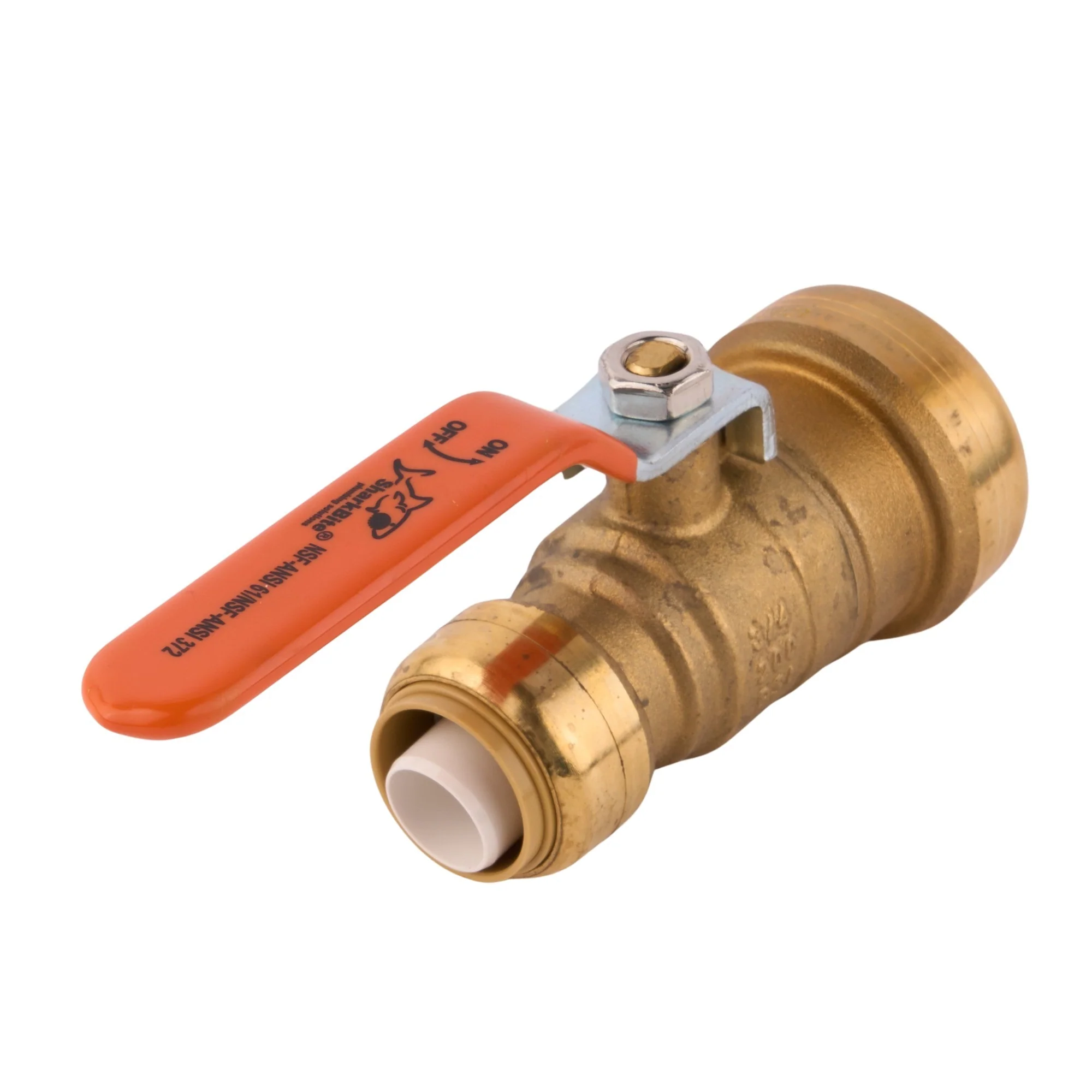SharkBite Push-to-Connect Ball Valve SharkBite x PVC (Lead Free)