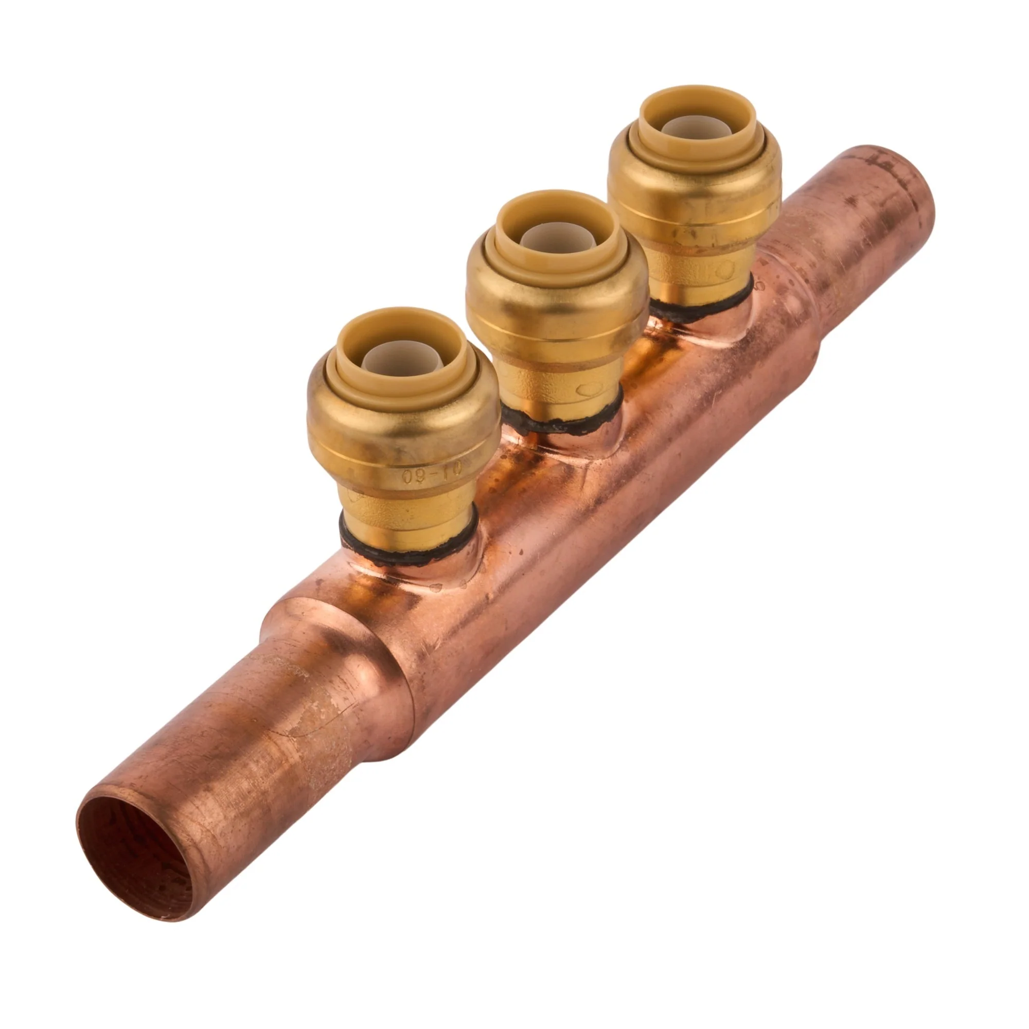 SharkBite Push-to-Connect Copper 3-Port (1/2") Manifold (Lead Free)