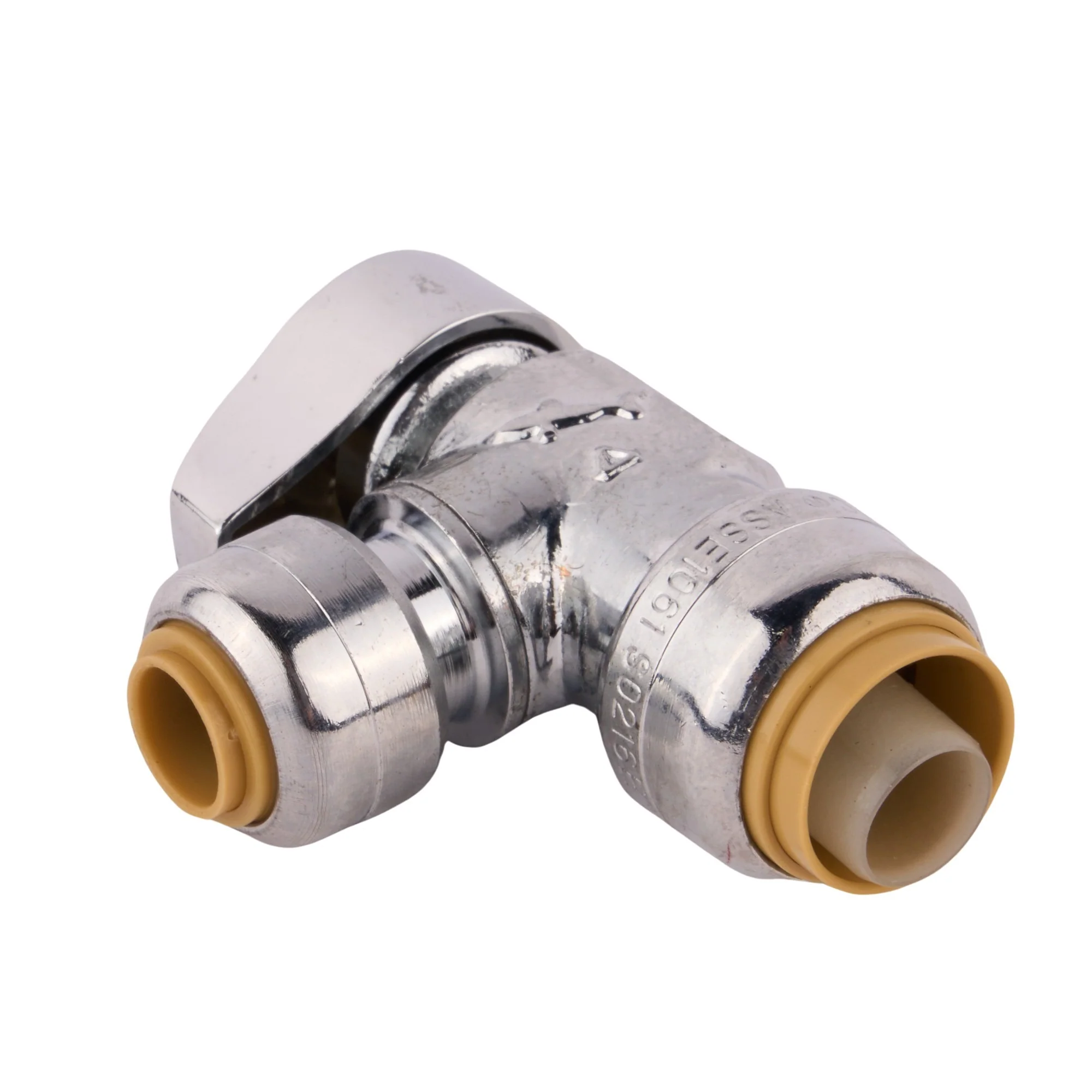 SharkBite Push-to-Connect Reducing Angle Stop SB x Compression (Lead Free) - Image 3