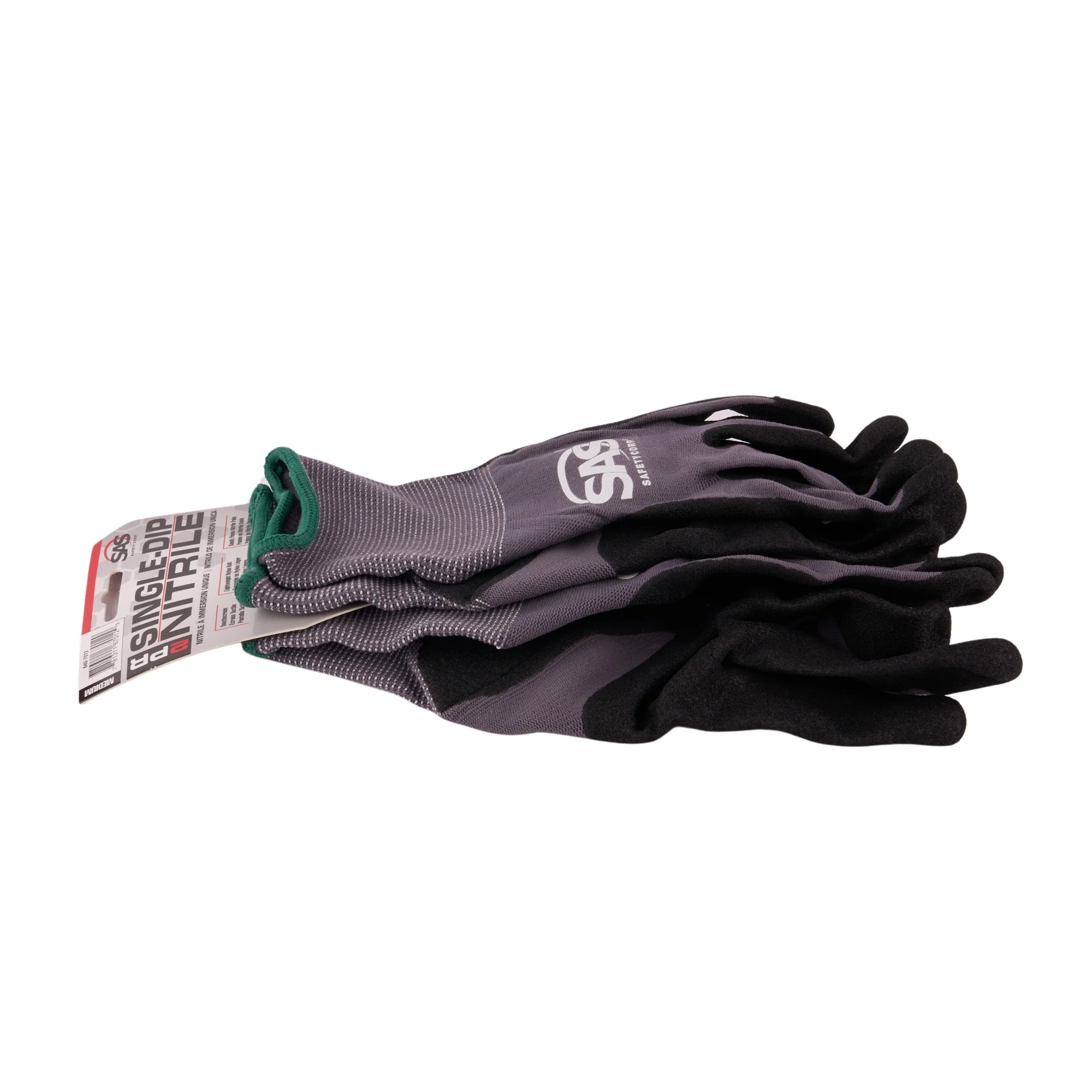 Single Dip Nitrile Palm W/Sandy Finish Gloves -Medium - Image 3