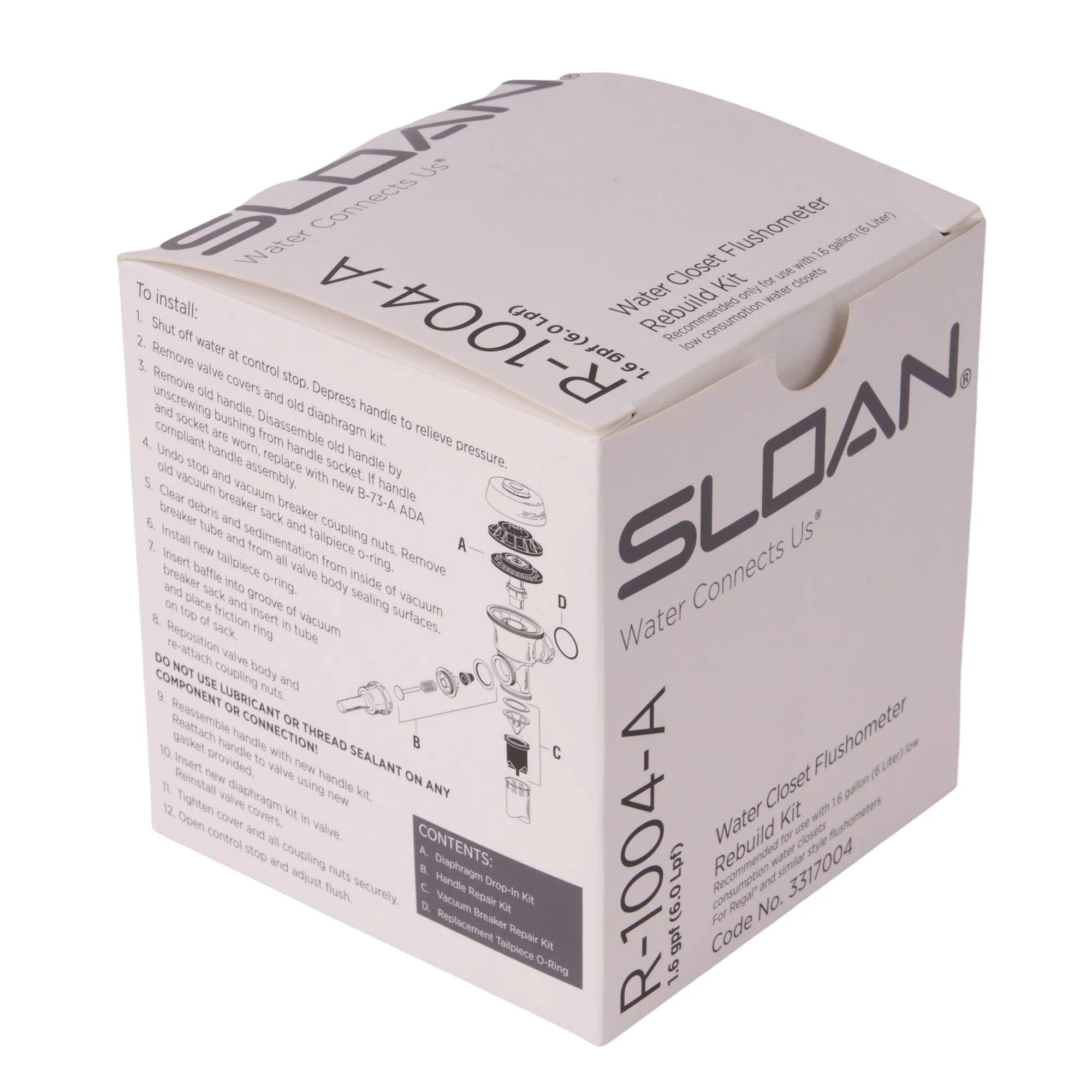Sloan R1004A Rebuild Kit – 1.6 GPF Regal Closet - Image 5