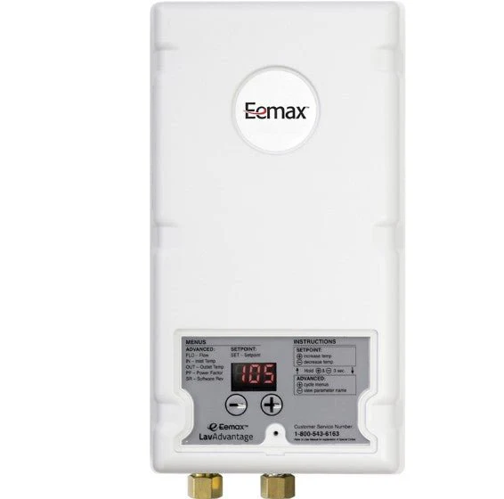 Eemax SPEX3512 FlowCo Electric Tankless Water Heater, 3.5kW, 120V, Single Phase, 29 Amps, Non-Thermostatic