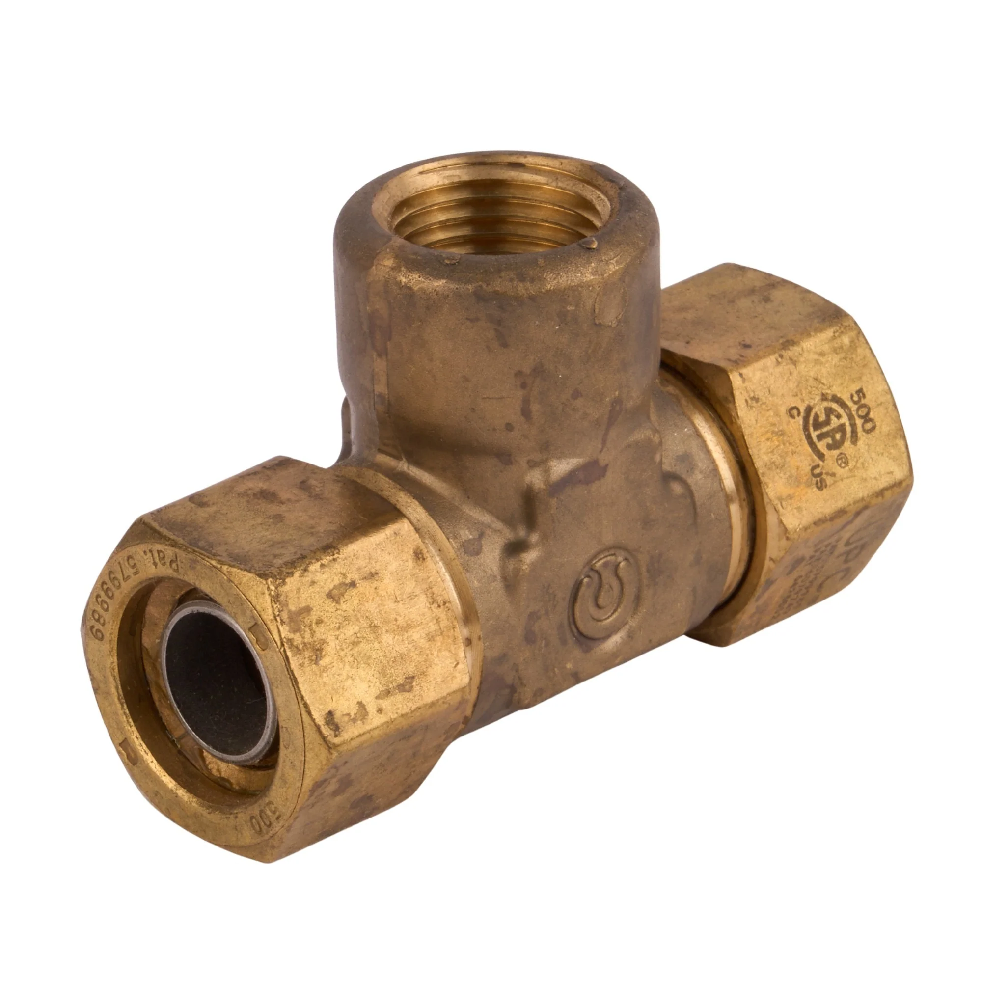 Trac Pipe AutoFlare Brass Tee TP x TP x NPT - Image 5