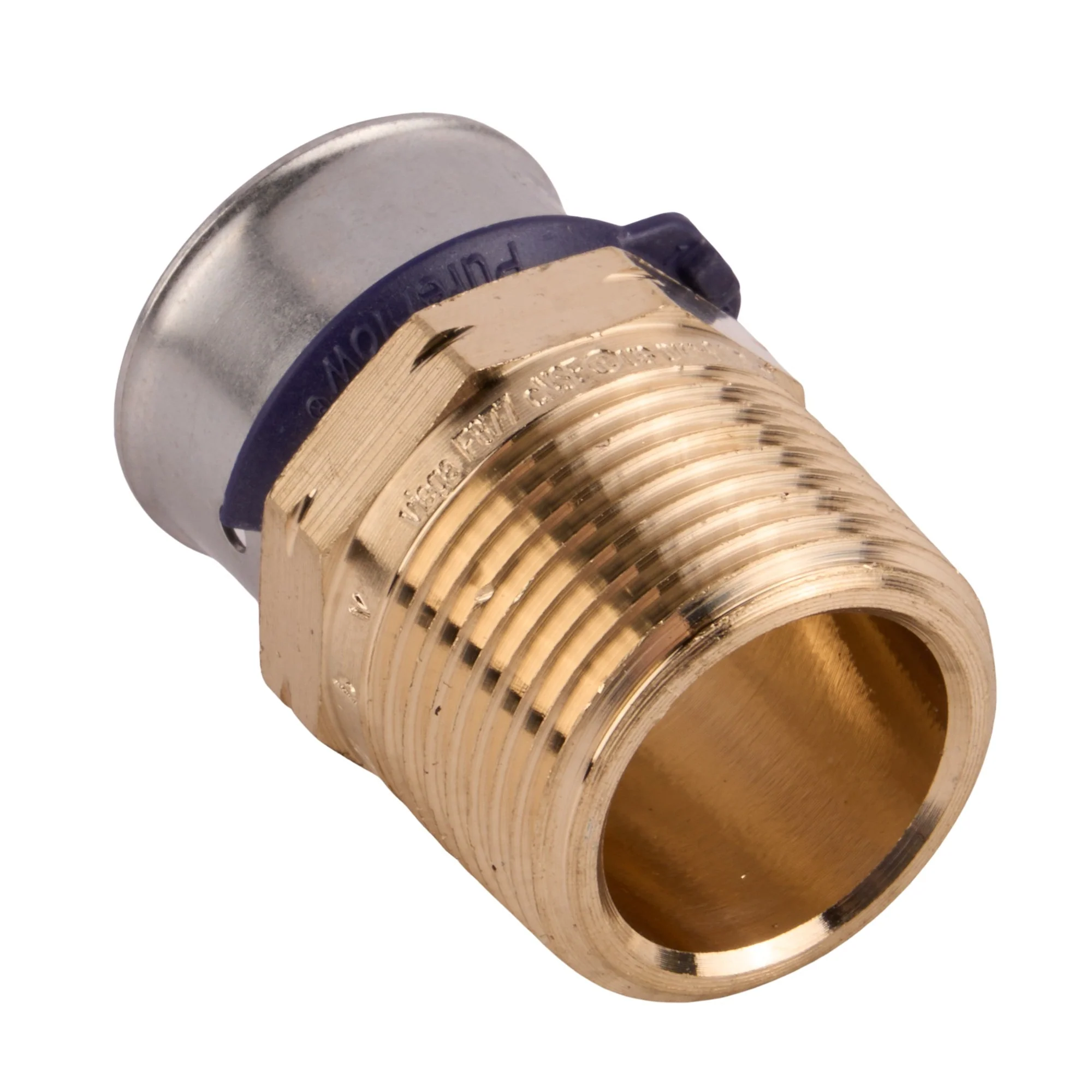 Viega Press Bronze Adapter Press x MPT (Lead Free) - Image 5